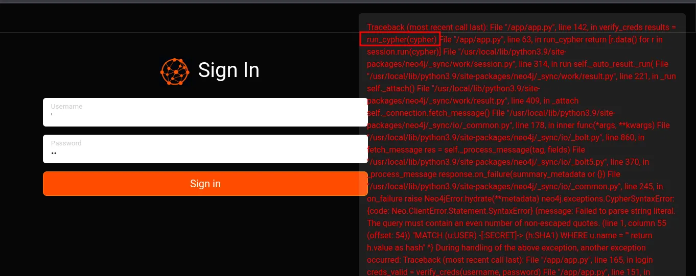 error
